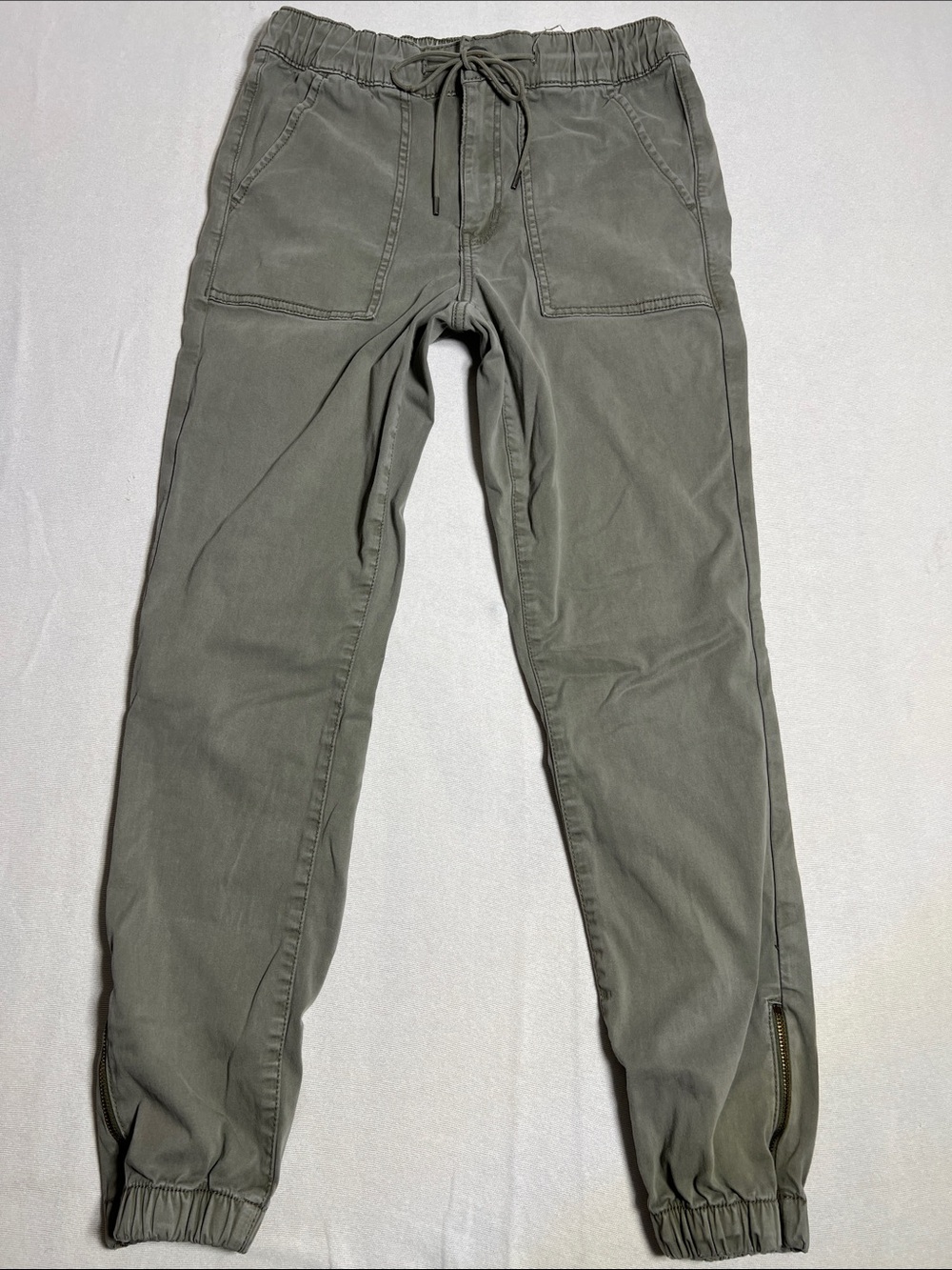 American Eagle Outfitters Olive Green Drawstring Jogger Pants